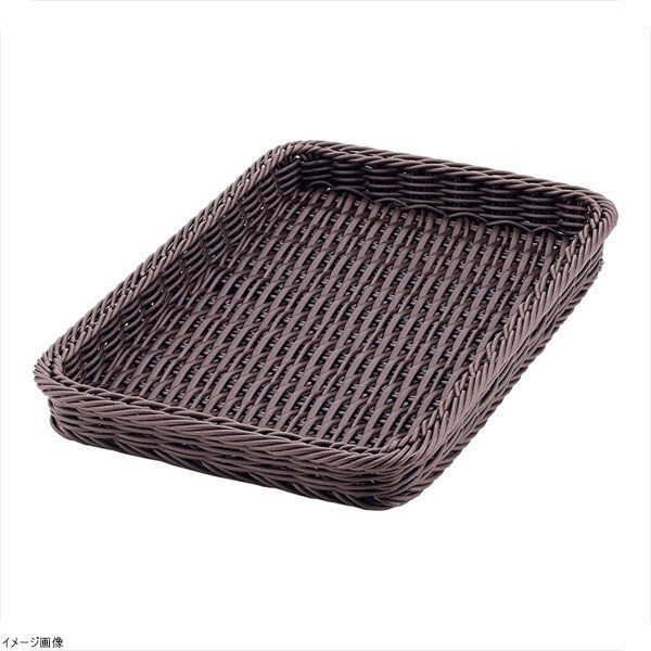 PPベーカリーバスケット角型Dブラウン 36型 CO-741-DBR拍卖