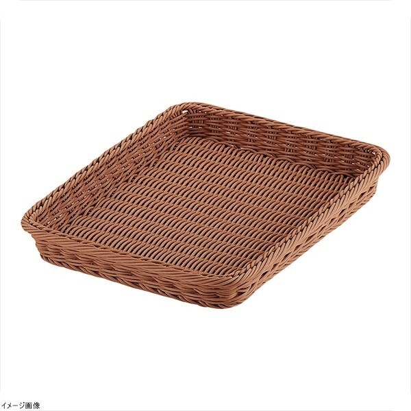 PPベーカリーバスケット 角型ブラウン 40型 BB-402-BR拍卖