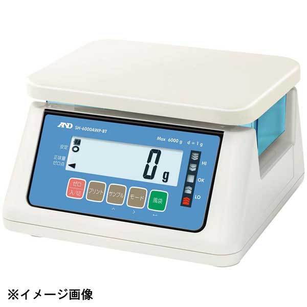 A&D 防水・防塵デジタルハカリ SH-6000AWP-BT 6kg ワイヤレス通信モデル拍卖