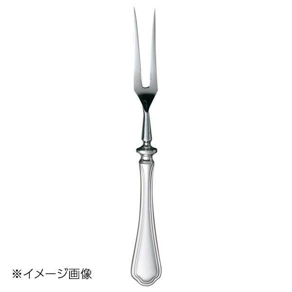 EBM 洋白 シェルブール(銀メッキ付)カービングフォーク H・H拍卖