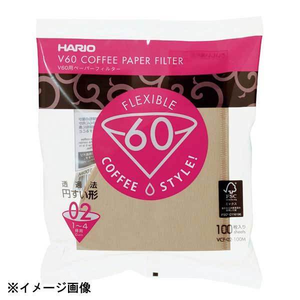 HARIO ハリオV60用ペーパーフィルター (100枚入) VCF-02-100M 159169拍卖