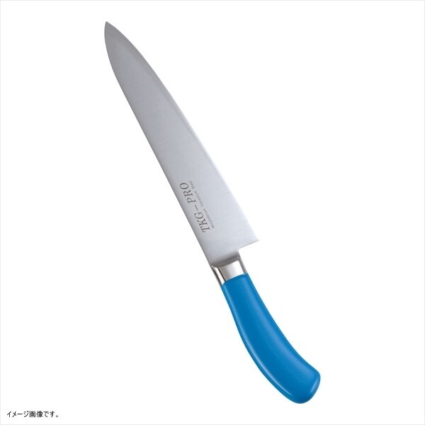 TKG TKG-PRO 抗菌カラー包丁 牛刀 24cm ブルー拍卖