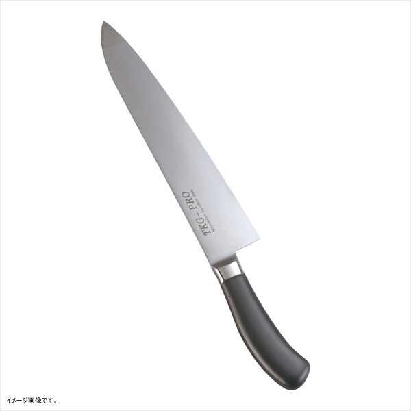 TKG TKG-PRO 抗菌カラー包丁 牛刀 27cm ブラック拍卖