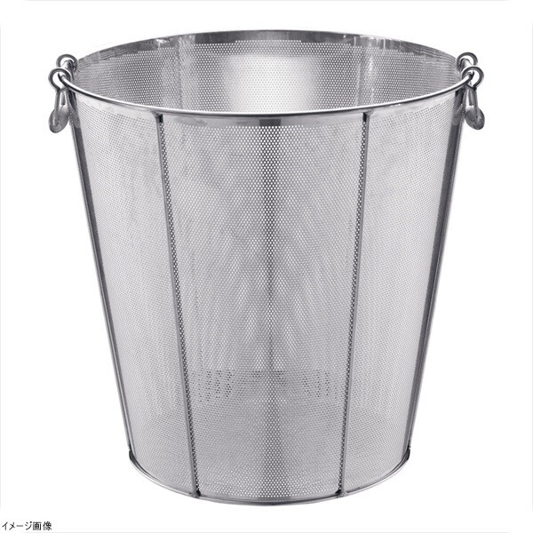 UK (18-8ステン)パンチング深・深型揚げざる 補強付 45cm拍卖