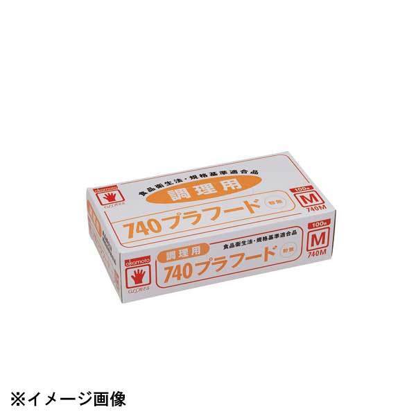 オカモト 手袋 プラフード 粉無 ホワイト 740S 100入 379226拍卖