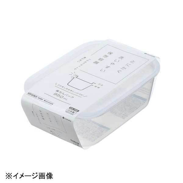 イノマタ化学 楽ちんパック角型クリアーホワイト 950ml(1個入)拍卖