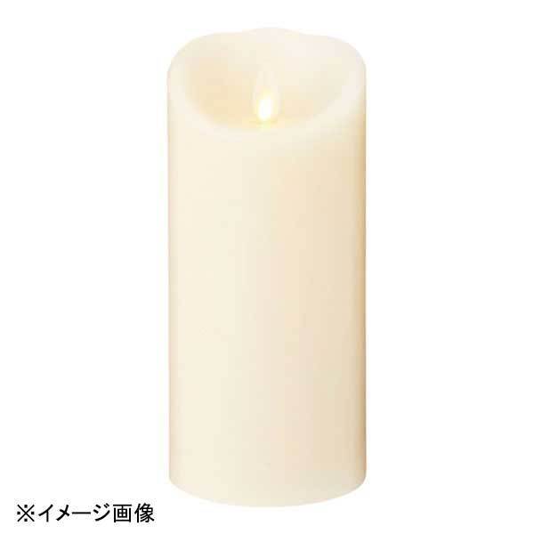 カメヤマ LEDキャンドルルミナラピラー 3×6 アイボリー拍卖