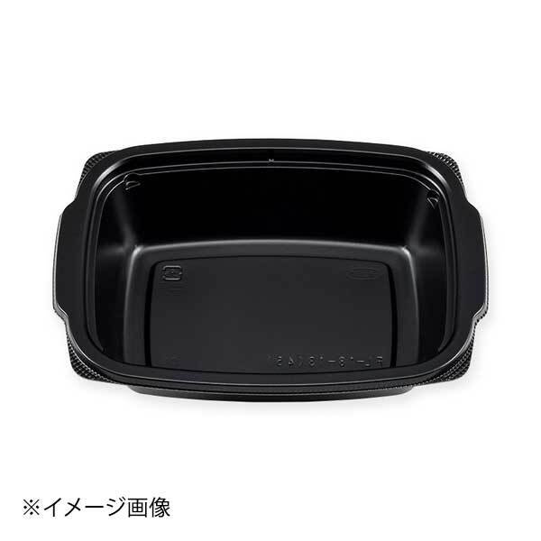 エフピコチューパ 冷凍対応容器(50入)FL-18-13R (45)黒本体CP800986拍卖