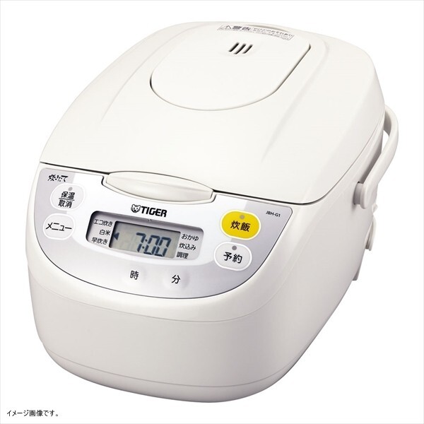 タイガー マイコン炊飯ジャー(5.5合炊き) ホワイトTIGER JBH-G101-W拍卖