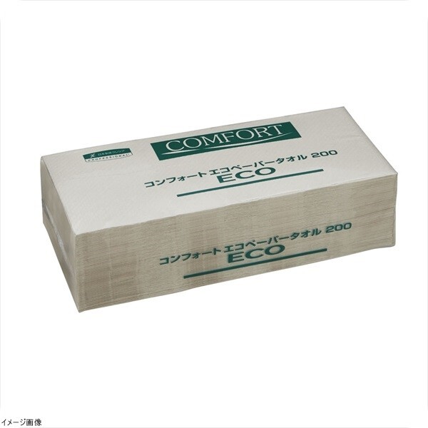 クレシア コンフォートエコペーパータオル (1ケース42束入)拍卖