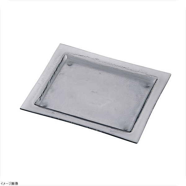 タイガーグラス レクタンギュラープレート 061-192-12 グレー拍卖