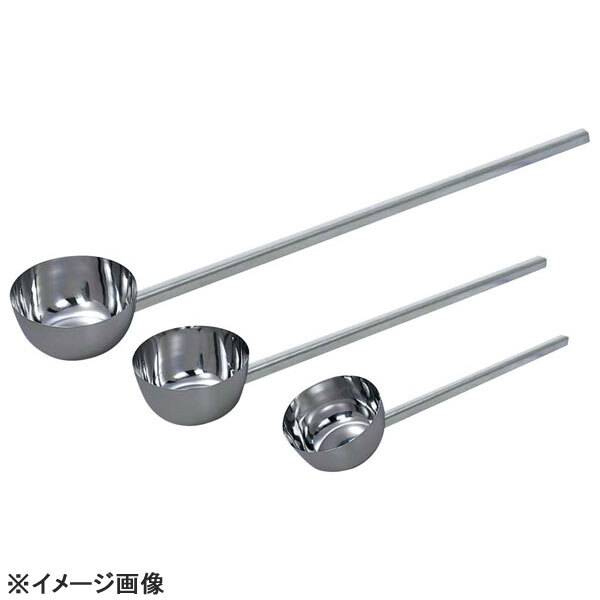 ステンレス 一体型角柄ひしゃく 21cm(2.7L)柄長600 KSH21-60拍卖