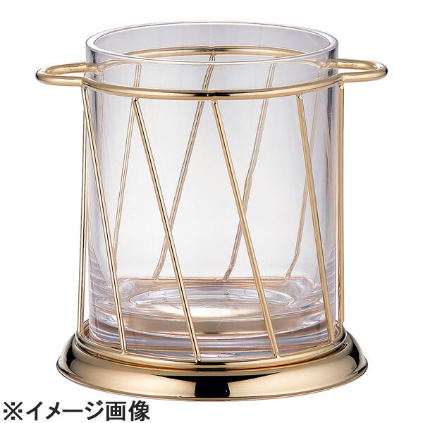 スラント型アイスペール 金メッキ仕上げ (PAID301)拍卖