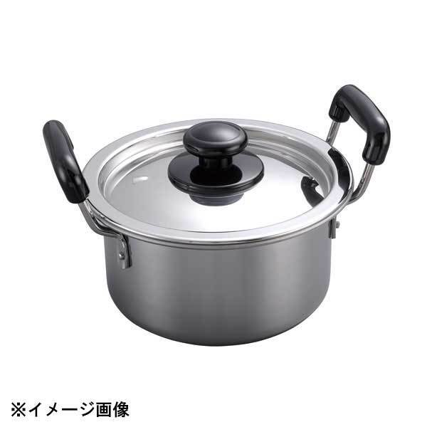 カンダ 18-0モリブデン実用鍋 両手 33cm(11.9L) 389013拍卖