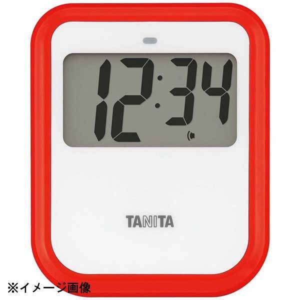 タニタ 非接触タイマー 洗えるタイプ TD-424 RD レッド拍卖