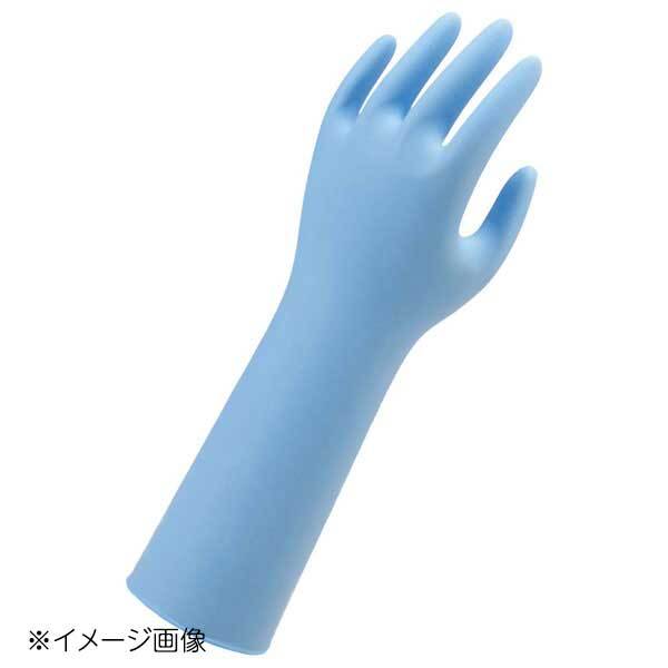 ショーワ ニトリル手袋 ニトリスト・スーパーロング L No.887(50枚入)ブルー拍卖