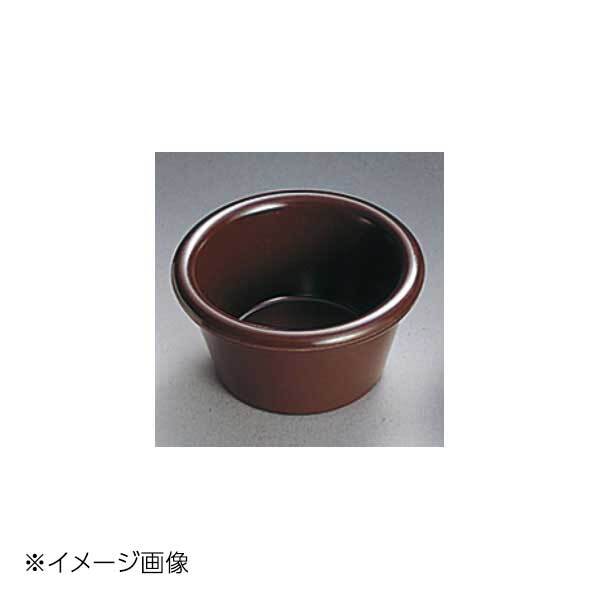 ジェスナーラメキン プレーン(メラミン)0394 ブラウン 4oz拍卖