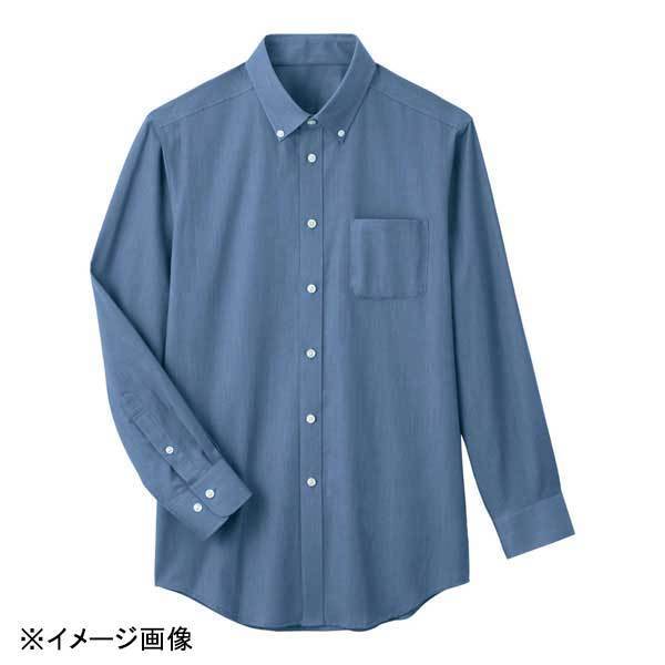 サーヴォ 男女兼用オックスフォードシャツ長袖 (ブルー) S拍卖