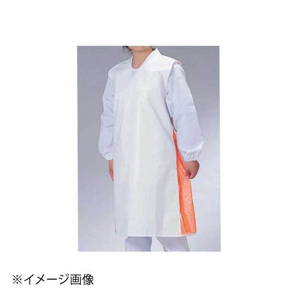 センシア エプロン 袖無後メッシュタイプ E1100-6 オレンジ拍卖