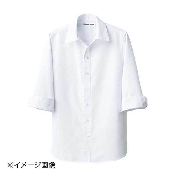 スキッパーカラーシャツ(男女兼用)七分 CH4492-0 ホワイト 3L拍卖