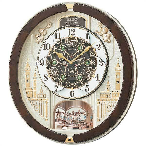 セイコークロック セイコー 電波からくり掛時計 RE579B拍卖