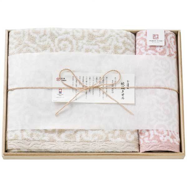 スタイレム 今治謹製 紋織タオル バス・ウォッシュタオルセット ピンク IM7730PI(ピンク)拍卖