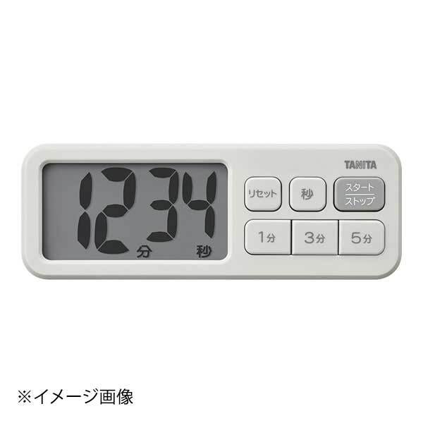 タニタ タニタ 抗菌でか見えタイマーTD-431 GY マットグレー拍卖