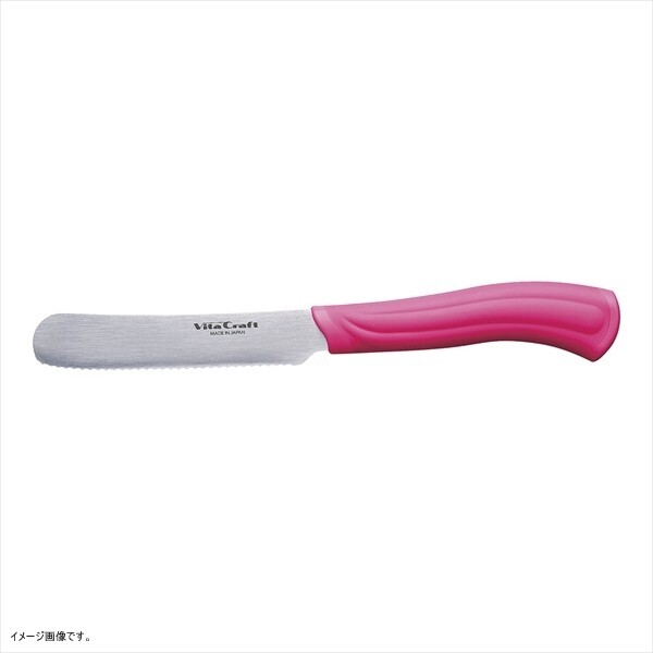 ビタクラフト キッチンナイフ マルチ ブレッドナイフ チェリーピンク 9744拍卖