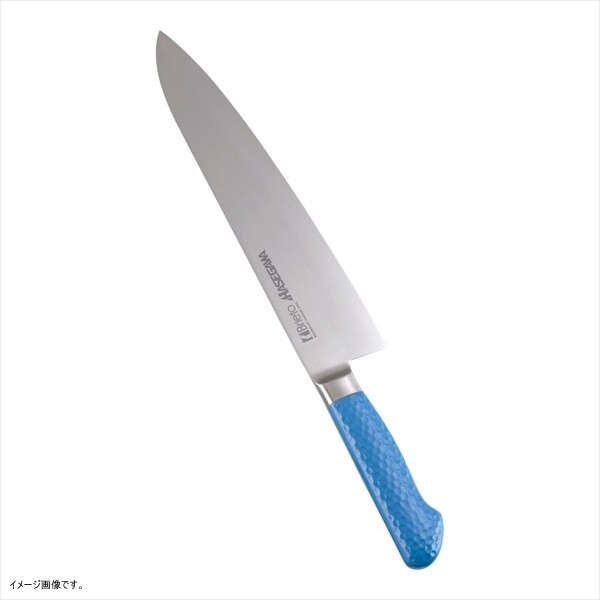 ハセガワ 抗菌カラー庖丁 牛刀 27cm ブルー MGK-27拍卖