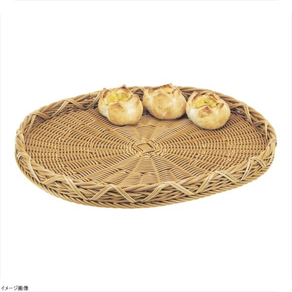 ニュープラタンバスケット楕円 茶 特大 PP-520-RC拍卖