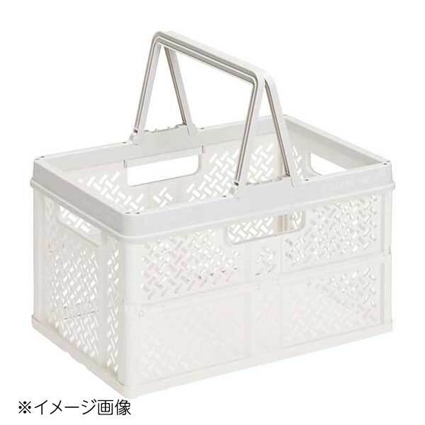 プロフィックス 折りたたみバスケット ハンドル付 M スモーキーホワイト拍卖