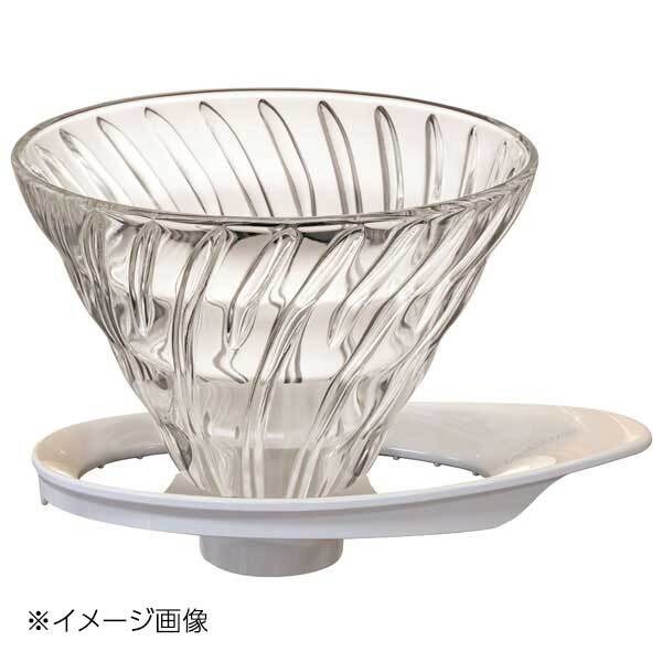 ハリオ V60耐熱ガラス透過ドリッパー VDGR-01-W ホワイト拍卖