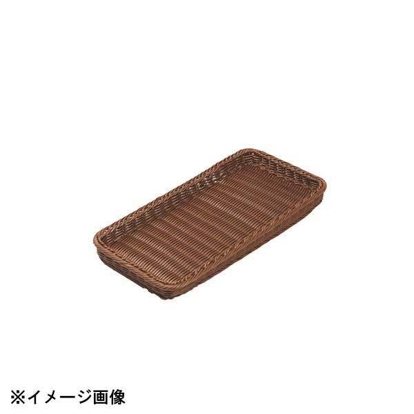 トーダイ 角型ベーカリーバスケット 薄型25型 ブラウンBB-4025-BR 603386拍卖