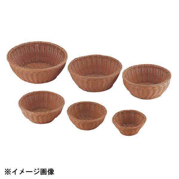 トーダイ PPラタン 丸型バスケット30型 ブラウン RO-214-BR 196049拍卖