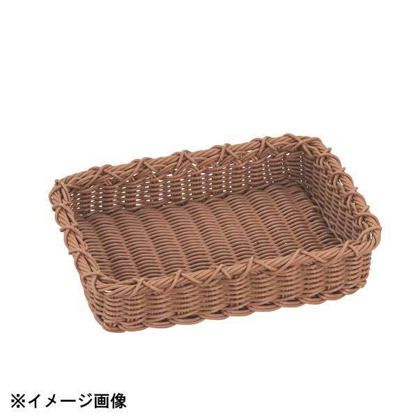 トーダイ 角型 フードバスケット デコレートエッジ 45型 ブラウンVB-963-B 603408拍卖