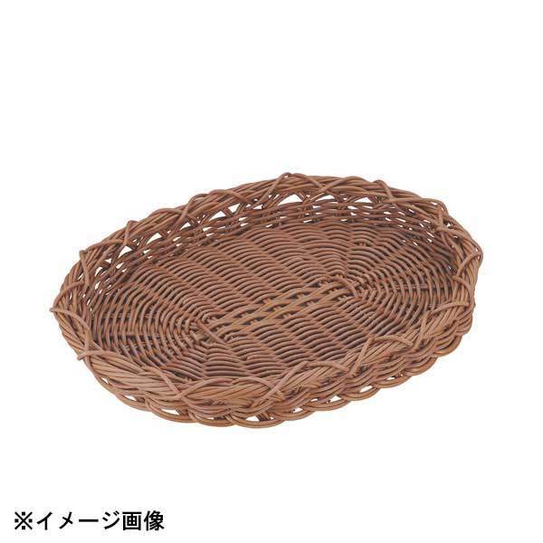 トーダイ 小判型バスケット デコレートエッジ 53型 ブラウンBO-506-BR 603400拍卖