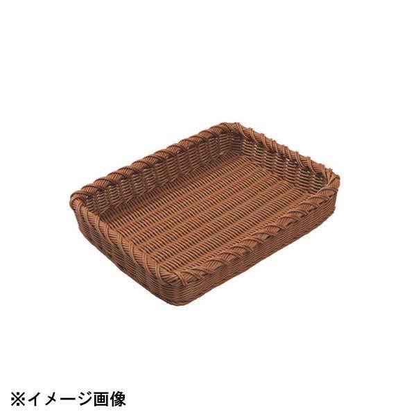 トーダイ 角型 フードバスケット デコレートエッジ2 40型 ブラウンVB-965 603407拍卖