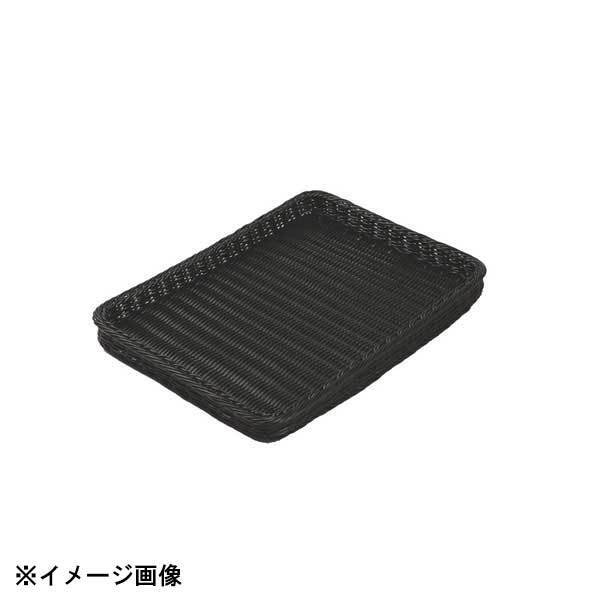 トーダイ 角型ベーカリーバスケット 薄型20型 ブラックBB-4020-BK 603388拍卖