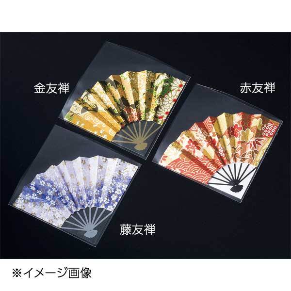 ヤマコー 用美 ふーでこ飾り扇子 赤友禅 (50ヶ入) 26044拍卖