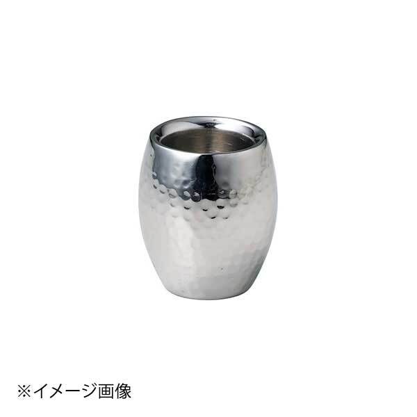 ヤマコー 用美 ステンレス 槌目 二層ぐいのみ たる型 29082拍卖