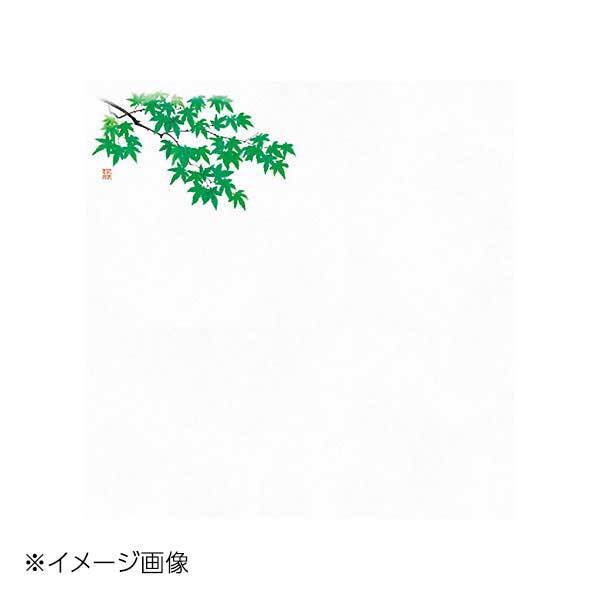ヤマコー 用美 花宴耐油天紙 青もみじ 5寸 (100枚入) 68509拍卖