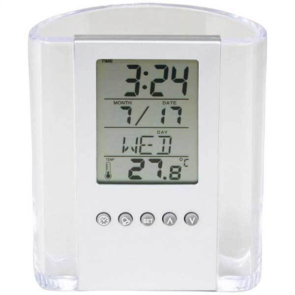 ナニワインターナショナル カレンダークロックペン立て付 SC-1413拍卖