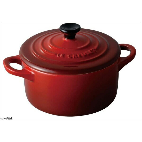 ル・クルーゼ (Le Creuset) ミニ・ココット チェリーレッド 910050拍卖