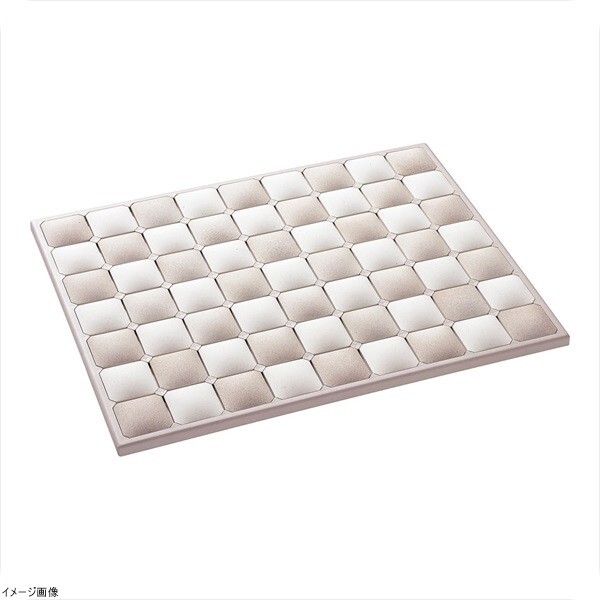 珪藻土フィットタイルバスマット ベージュ L HO1912拍卖