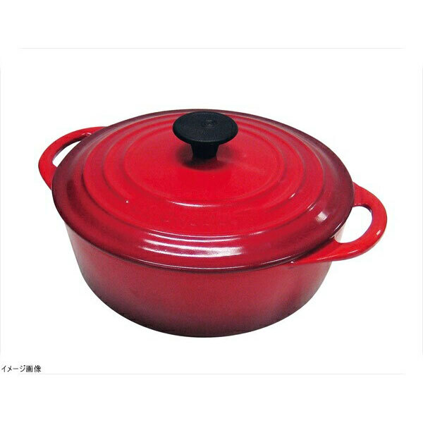 ル・クルーゼ (Le Creuset) ココット・ビスロンド チェリーレッド 20cm拍卖