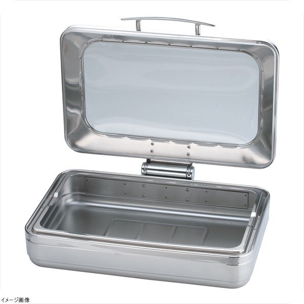 ロイヤル角チェーフィング フードパン無 ガラスカバー式1/1 J304拍卖