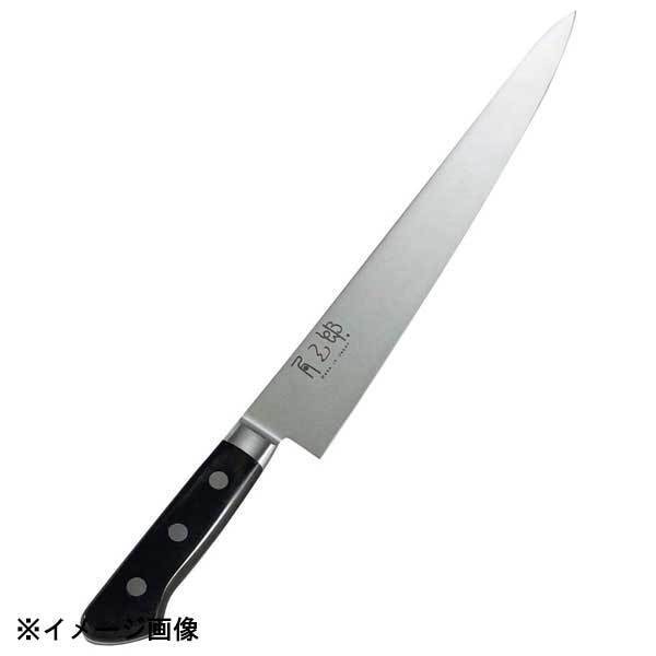 角三郎 ハイカーボン10A ツバ付パッカー柄 筋引 24cm拍卖