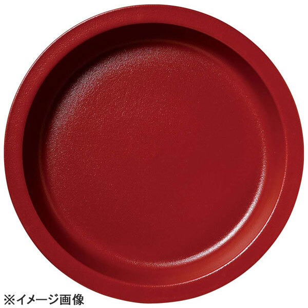 ラックポーセレン ガストロノームパン 丸型 深 M ダークレッド拍卖