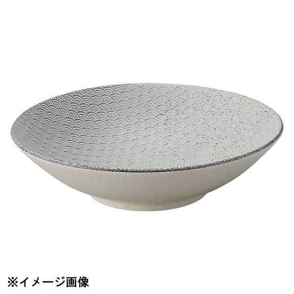 花伝 古代粉引き 青海波 23cm浅ボウル 52283011拍卖