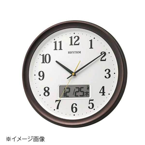リズム 電波掛時計 フィットウェーブリブA02 8FYA02SR06拍卖